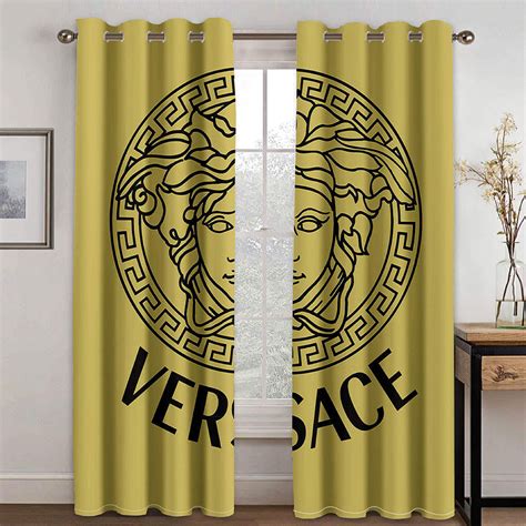 versace curtains for bedroom|Versace home catalog.